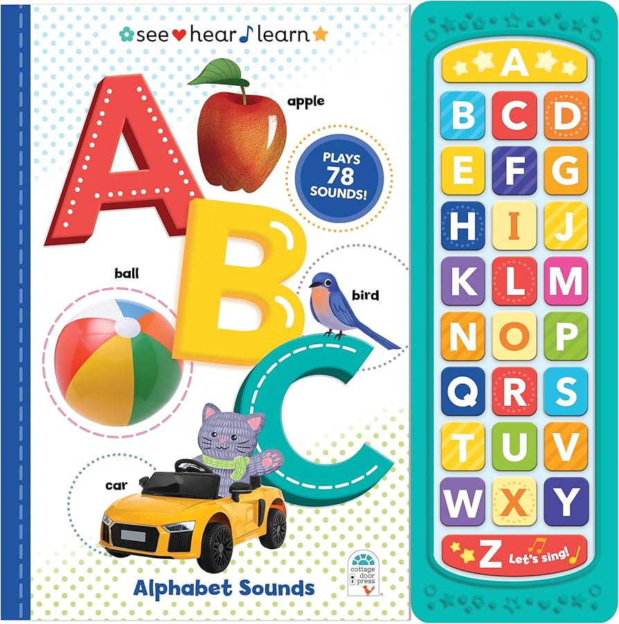 ABC (See Hear Learn) - 26-Button Board Sound Book for Children and Preschoolers | Amazon (US)