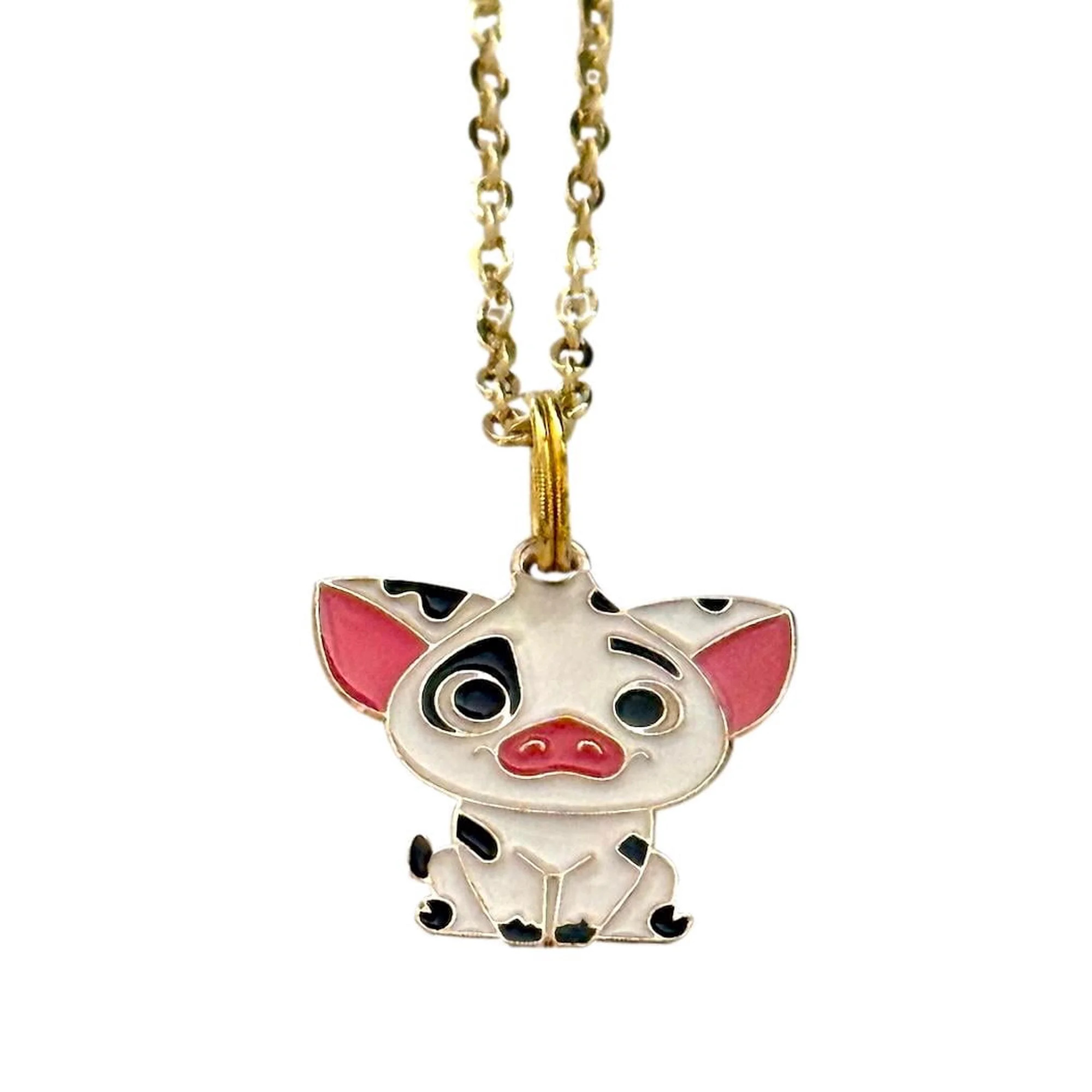 Pua Pig  Necklace Moana Enamel Metal Pendant | Walmart (US)