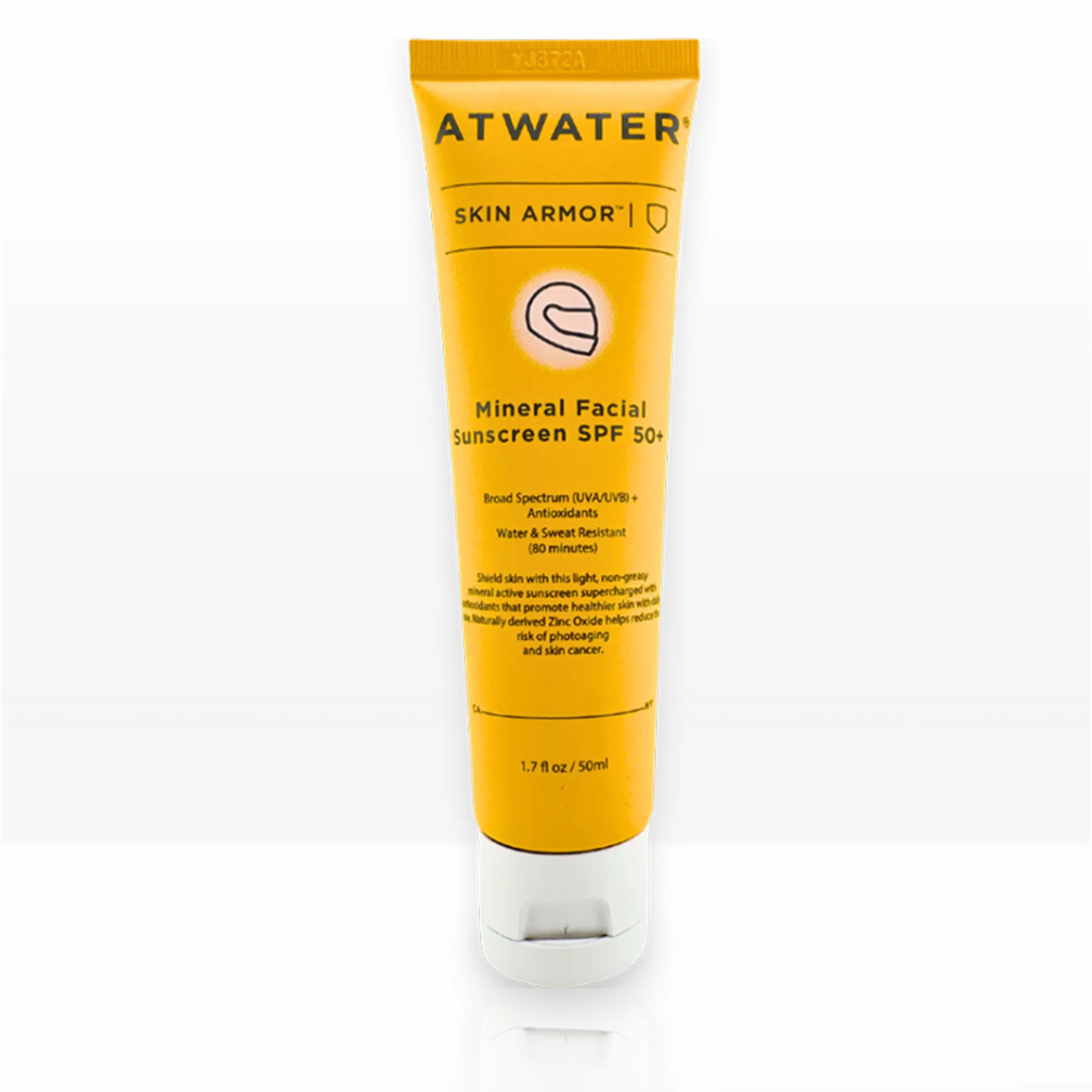 Skin Armor Mineral Facial Sunscreen SPF50+ | ATWATER