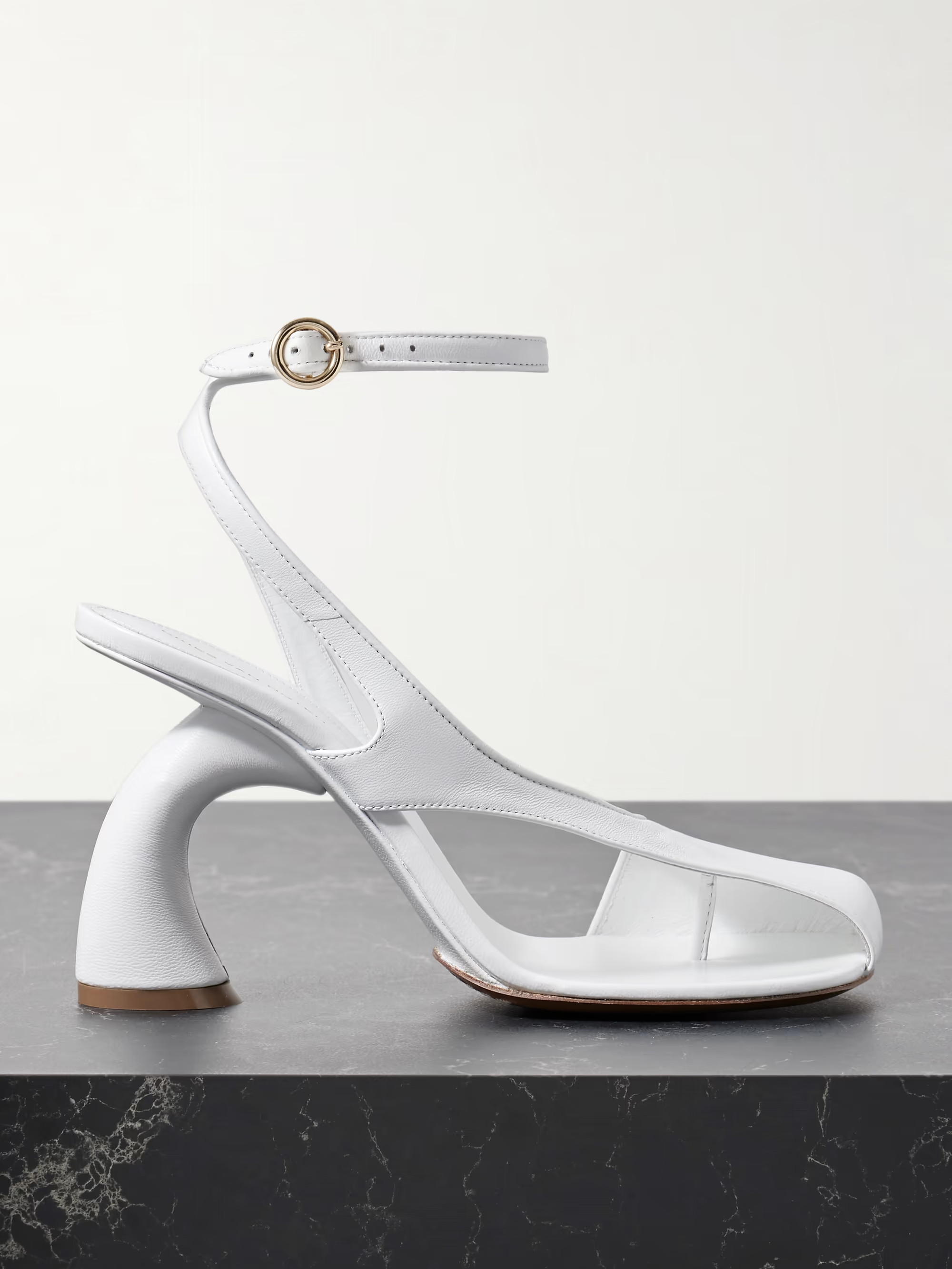 Cutout leather sandals | NET-A-PORTER (US)