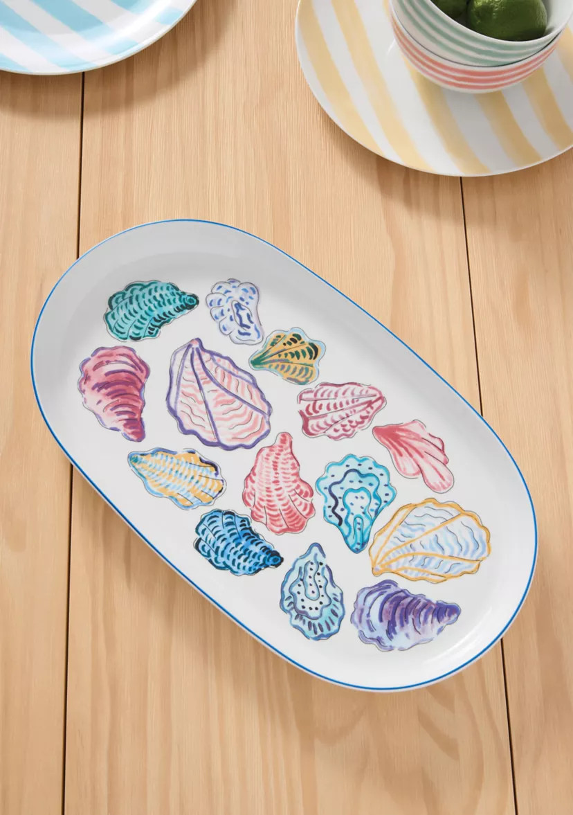 Sewing Down South x Crown & Ivy™ Kiawah Oval Platter | Belk