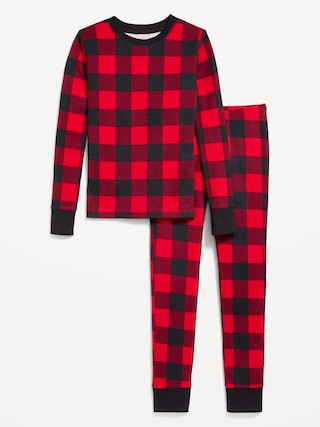 Gender-Neutral Graphic Snug-Fit Pajama Set for Kids | Old Navy (US)