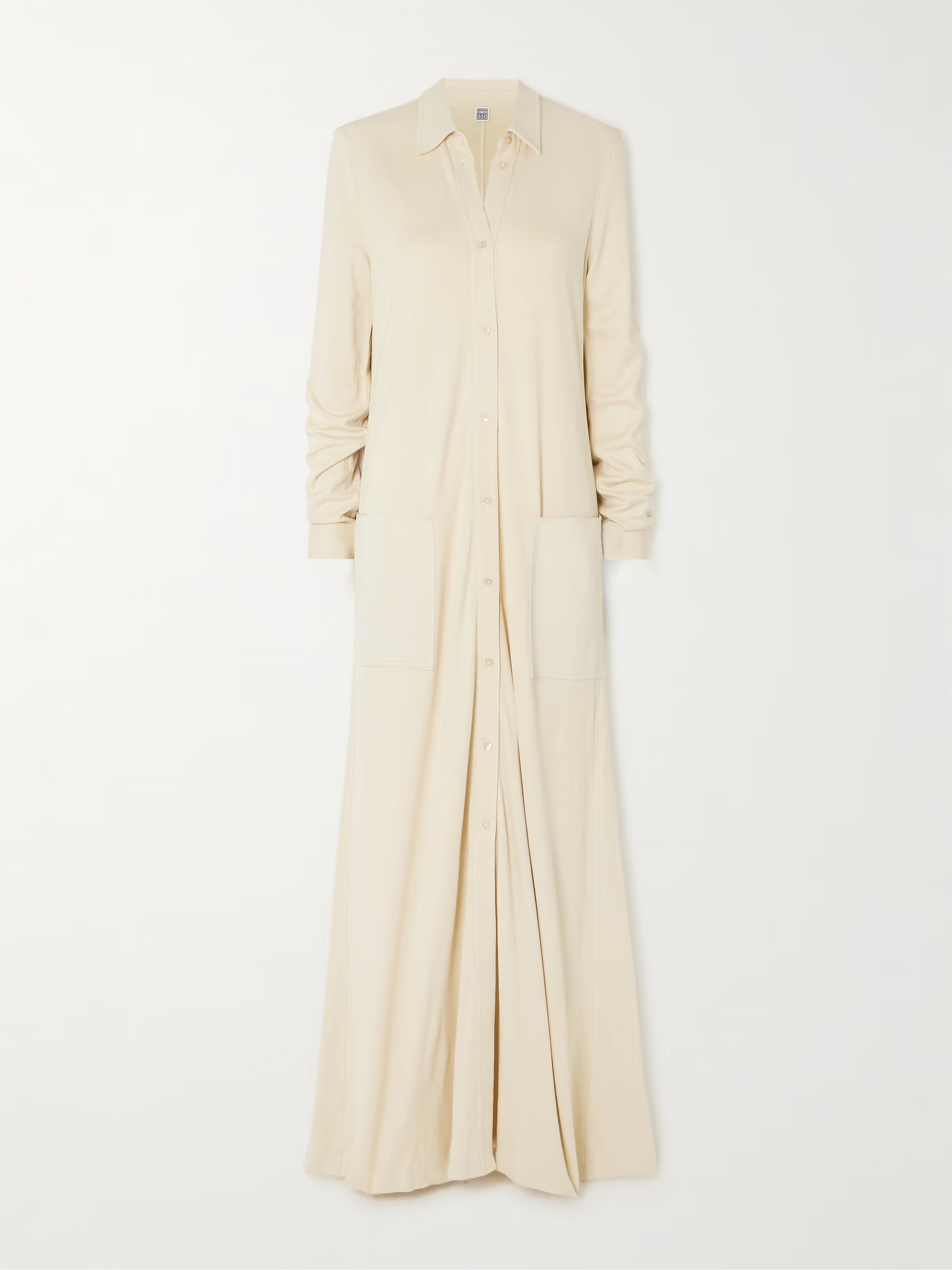 Stretch-jersey maxi shirt dress | NET-A-PORTER (UK & EU)
