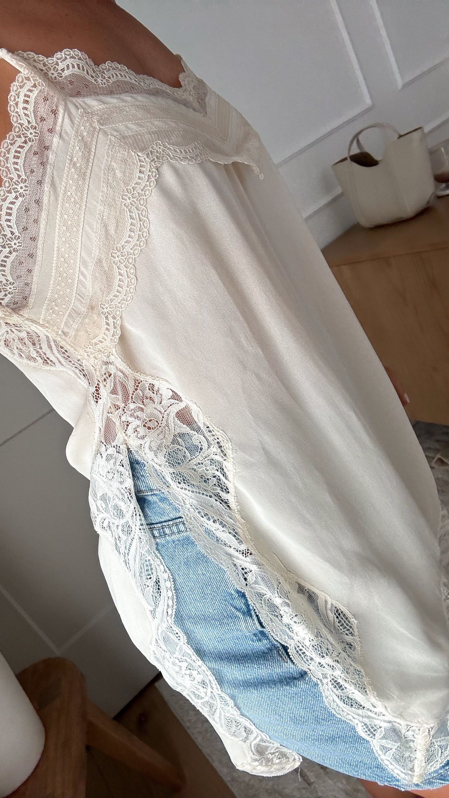 Silk Lace Top in a pretty butter yellow color! Such a great piece to grab for summer & I honestly wish that they made it in more colors! Wearing an XS in the top & a 2 in the bottoms.  

 

#LTKSeasonal #LTKFindsUnder100 #LTKStyleTip