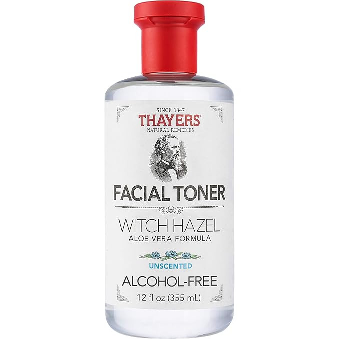 Thayers Alcohol-Free Unscented Witch Hazel Facial Toner with Aloe Vera Formula - 12 oz | Amazon (US)