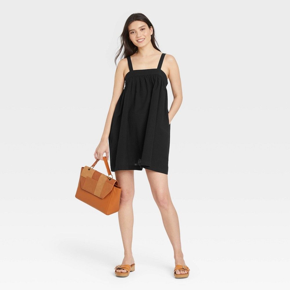 Women's Sleeveless Shift Dress - Universal Thread Black XL | Target
