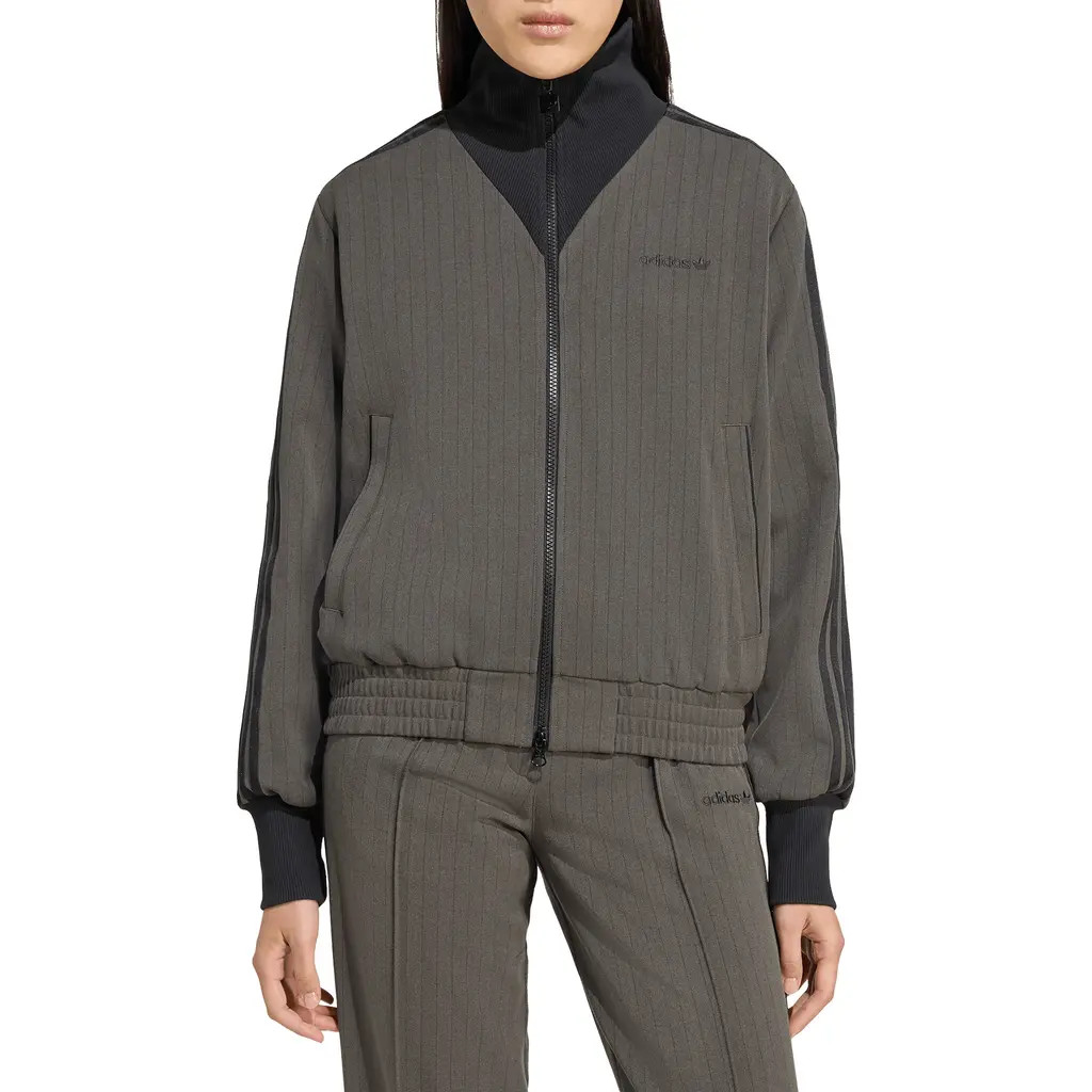 adidas Tailored Track Jacket in Shadow Olive at Nordstrom, Size Large | Nordstrom