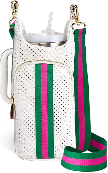 Original HydroBag Handle\u00ae Zipper Slot for Handle, Hands-Free Crossbody Water Bottle Holder &... | Amazon (US)
