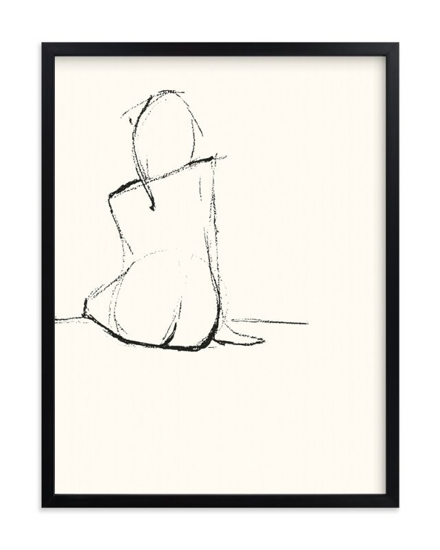"Composed" - Drawing Limited Edition Art Print by Amelie Conger. | M&J Trimming