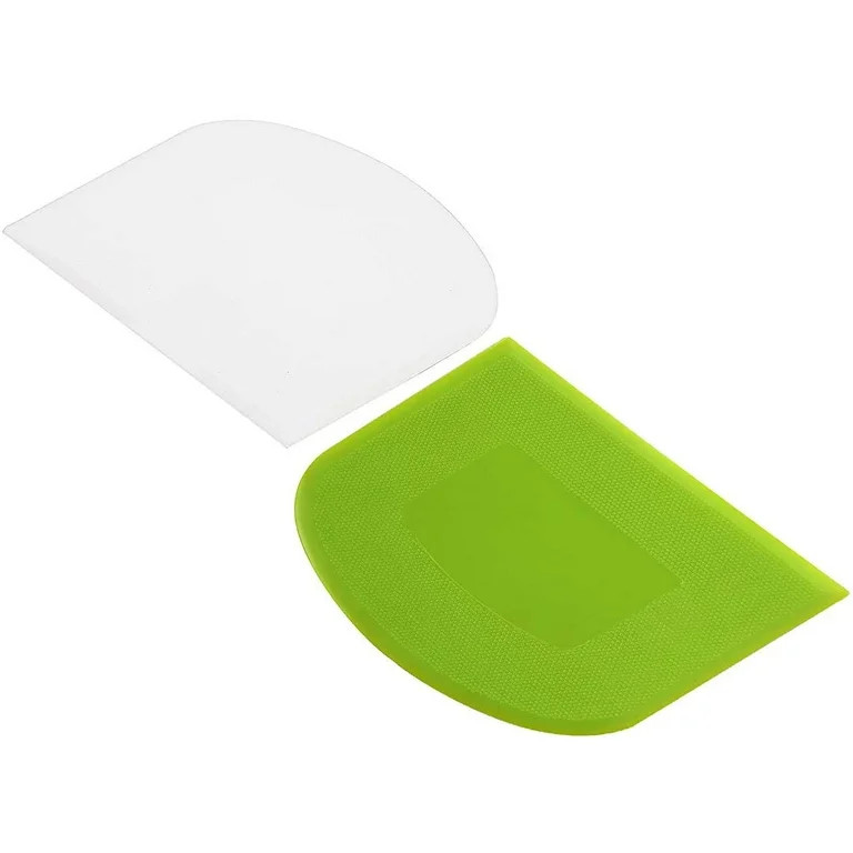 2 Piece Dough Scraper Bowl Scraper Bread Cream Cake Pizza Cutter Bench Scraper, Food Safety Flexi... | Walmart (US)