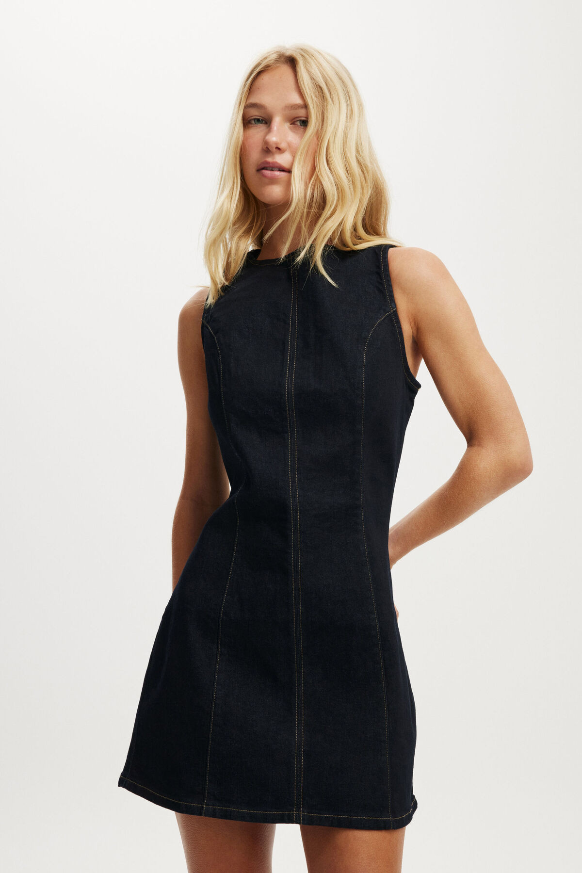 Harley Denim Mini Dress | Cotton On (US)
