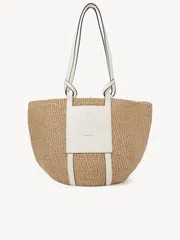 Chloé Large Basket in White | THE YES | THE YES