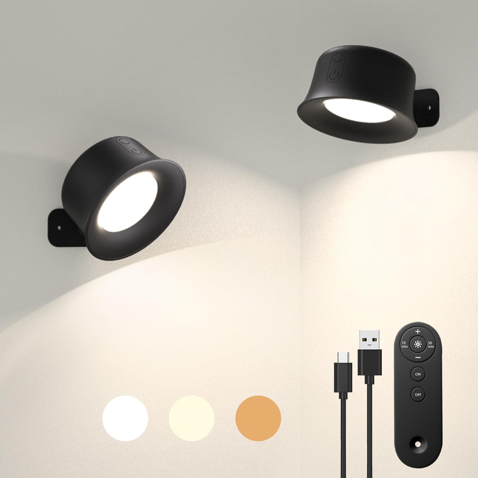 2 Pack Recharging Sconces | Amazon (US)