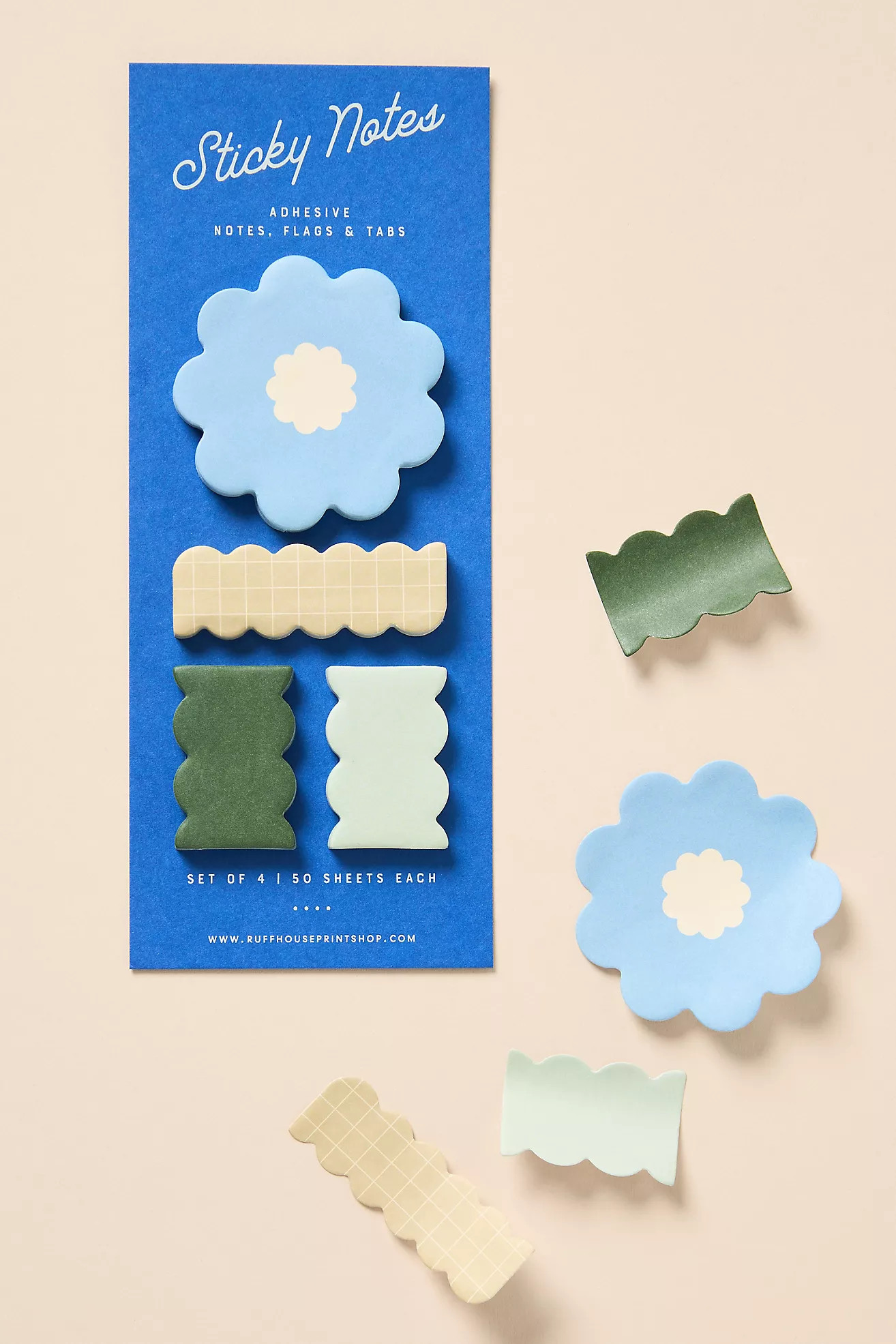 Ruff House Sticky Notes, Set of 4 | Anthropologie (US)