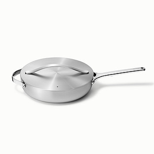 Caraway Home Saute Pan Stainless Steel | The Container Store