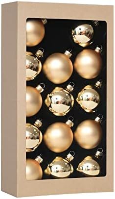 Suixing Christmas Glass Balls Multi Colors Included with Loop Set Festival Home Party Decors Xmas... | Amazon (US)