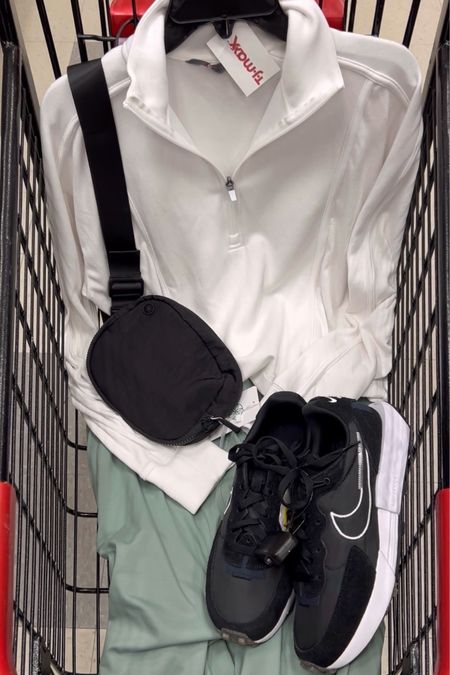TJMaxx outfit idea with this quarter zip pullover, soft joggers and Nike sneakers. Lots of good athleisure finds at my store lately! I’ll link similar. 

#LTKfitness #LTKfindsunder100 #LTKfindsunder50