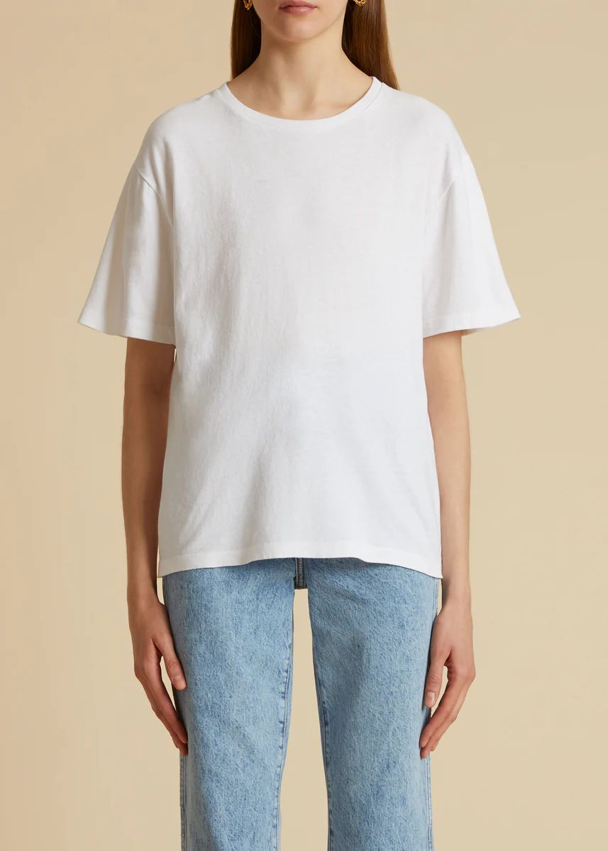 The Mae T-Shirt in White | Khaite