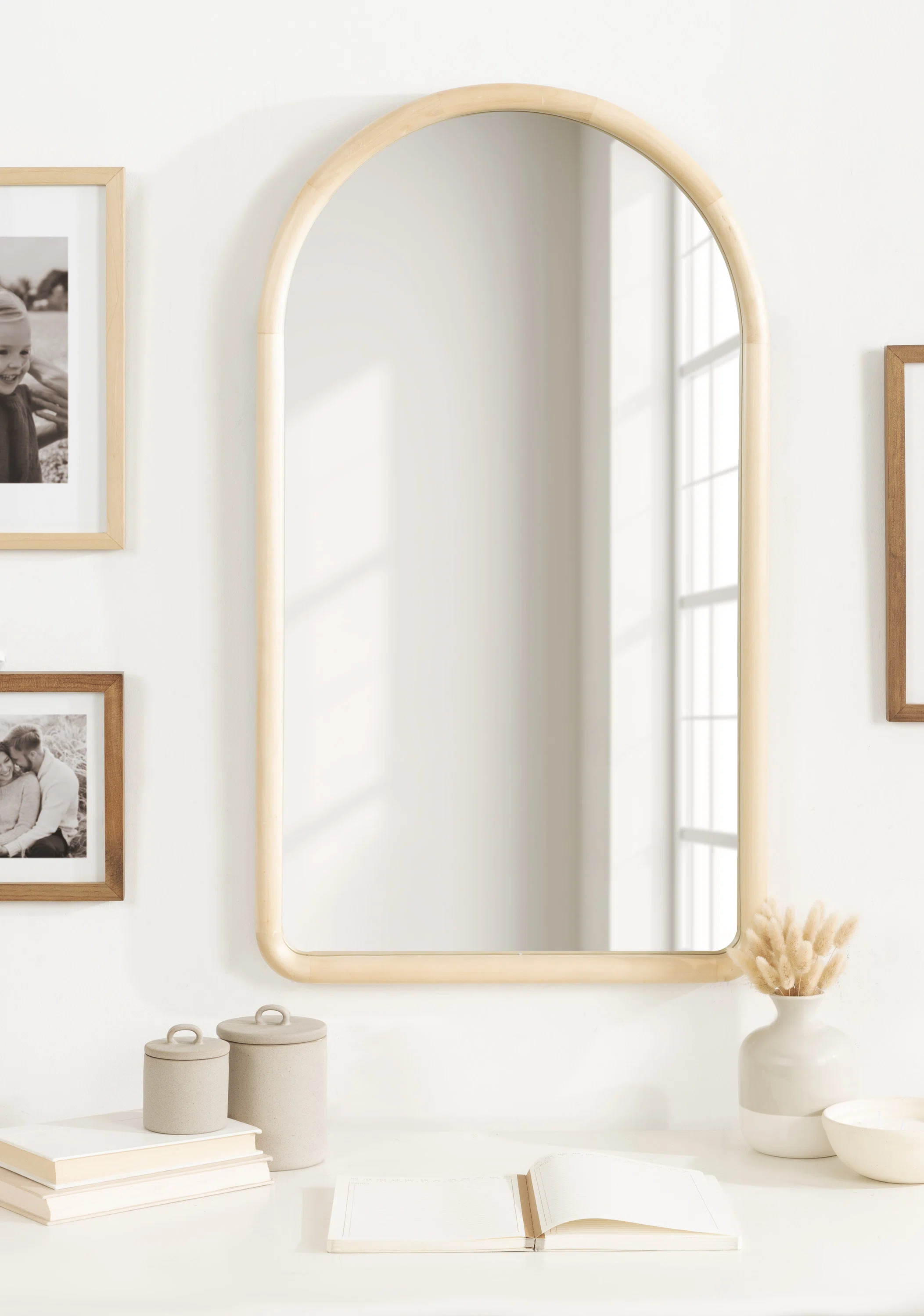 Brayson Wood Flat Mirror | Wayfair North America
