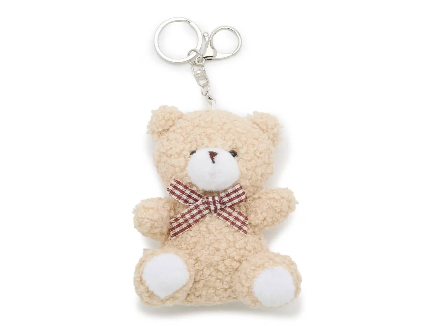 Kelly & Katie Teddy Bear Bag Charm | Women's | Beige | Size One Size | Small Accessories | Charm | DSW