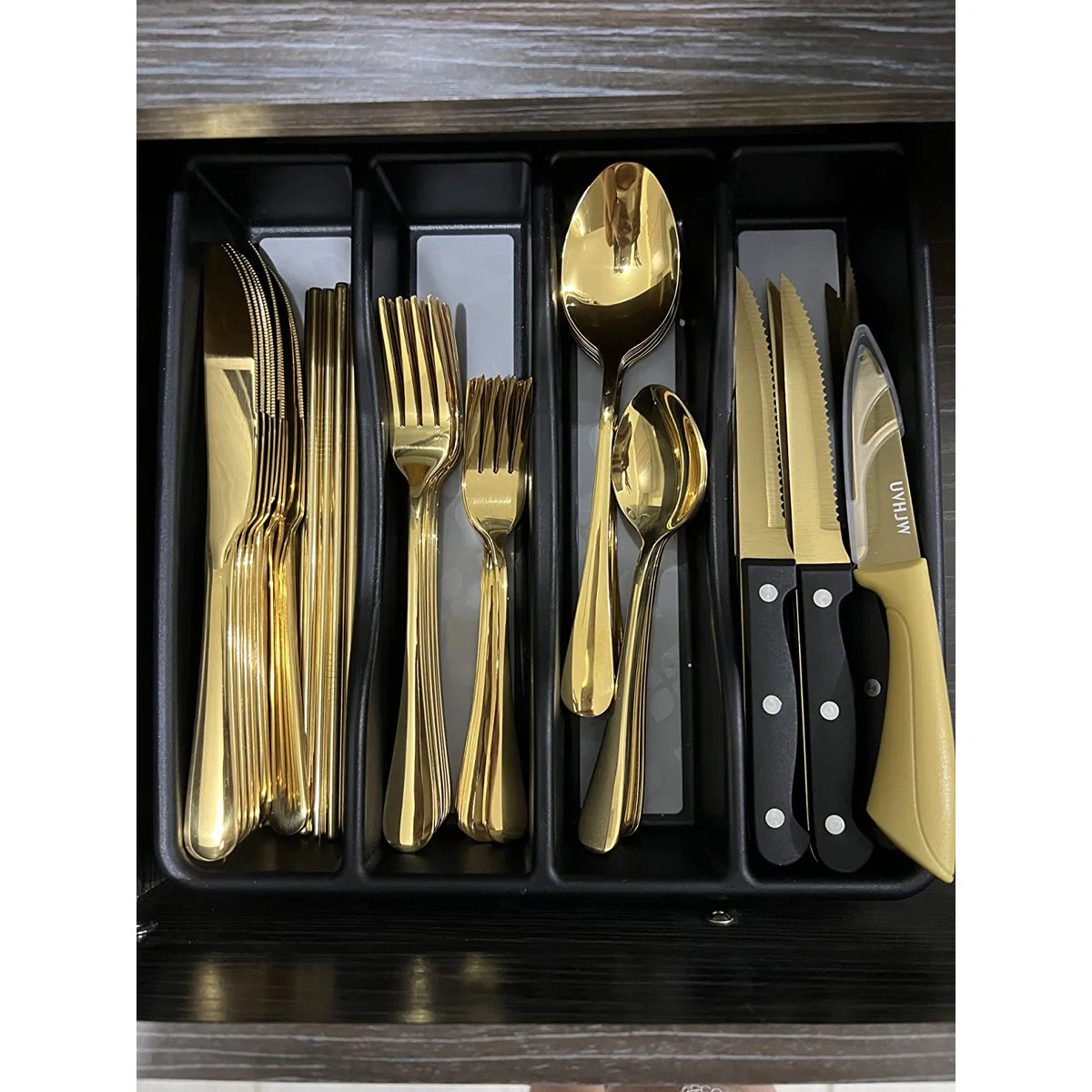 Mercer41 Masoud Stainless Steel Flatware Set - Service for 8 | Wayfair North America