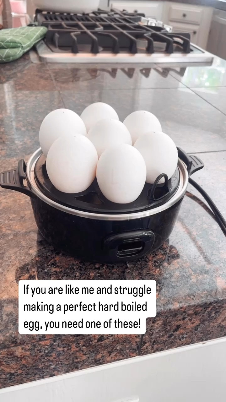 This egg cooker is so perfect for me! I really struggled to make a good hard boiled egg until I found this kitchen gadget! 

#LTKFindsUnder50 #LTKHome #LTKWatchNow