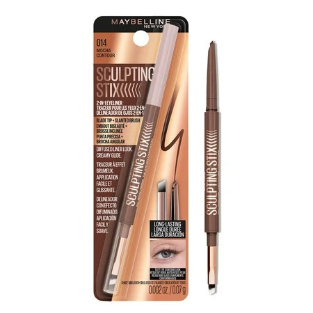 Maybelline Sculpting Stix 2-in-1 Eyeliner Mocha Contour 0.002 oz | Walmart (US)