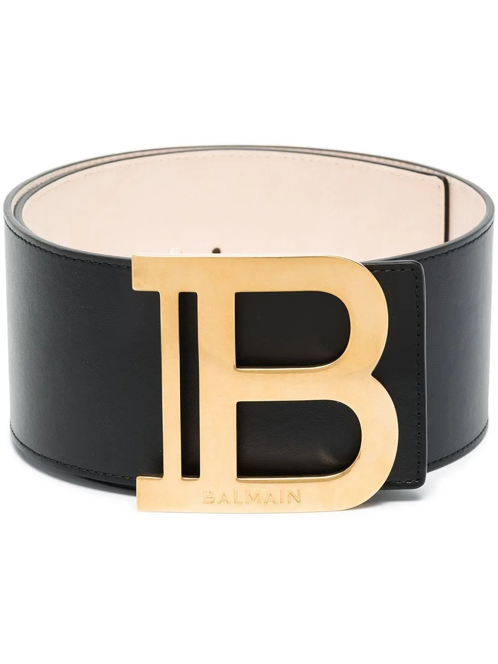 Balmain Wide Belt | Black | FARFETCH CA | Farfetch Global