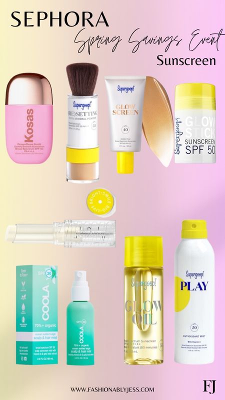 Stock up on your sunscreen for summer now on sale at Sephora 

#LTKsalealert #LTKbeauty #LTKxSephora