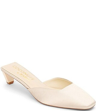 Matisse Tegan Satin Square Toe Mules - 5 | Dillard's