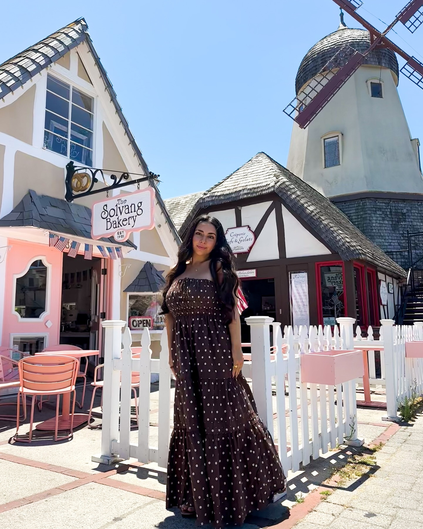 strolling around solvang in my dress from @nuuly #cluubnuuly #nuulypartner #nuuly 
🔗 in bio to try out nuuly for yourself!