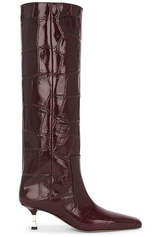 Paris Texas Bettina Boot 55 in Rouge Noir | FWRD | FWRD 