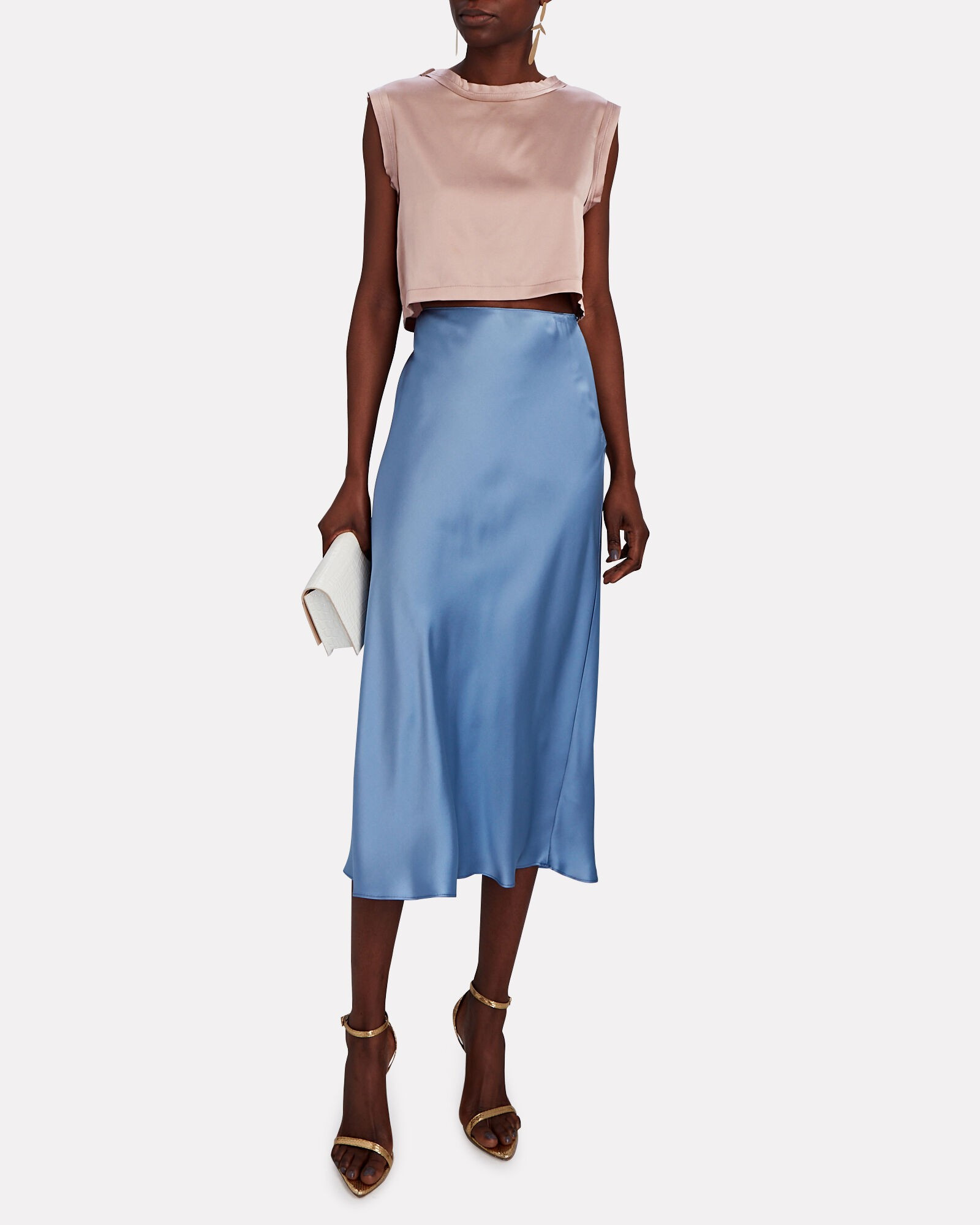 Mel Silk Crop Top | INTERMIX