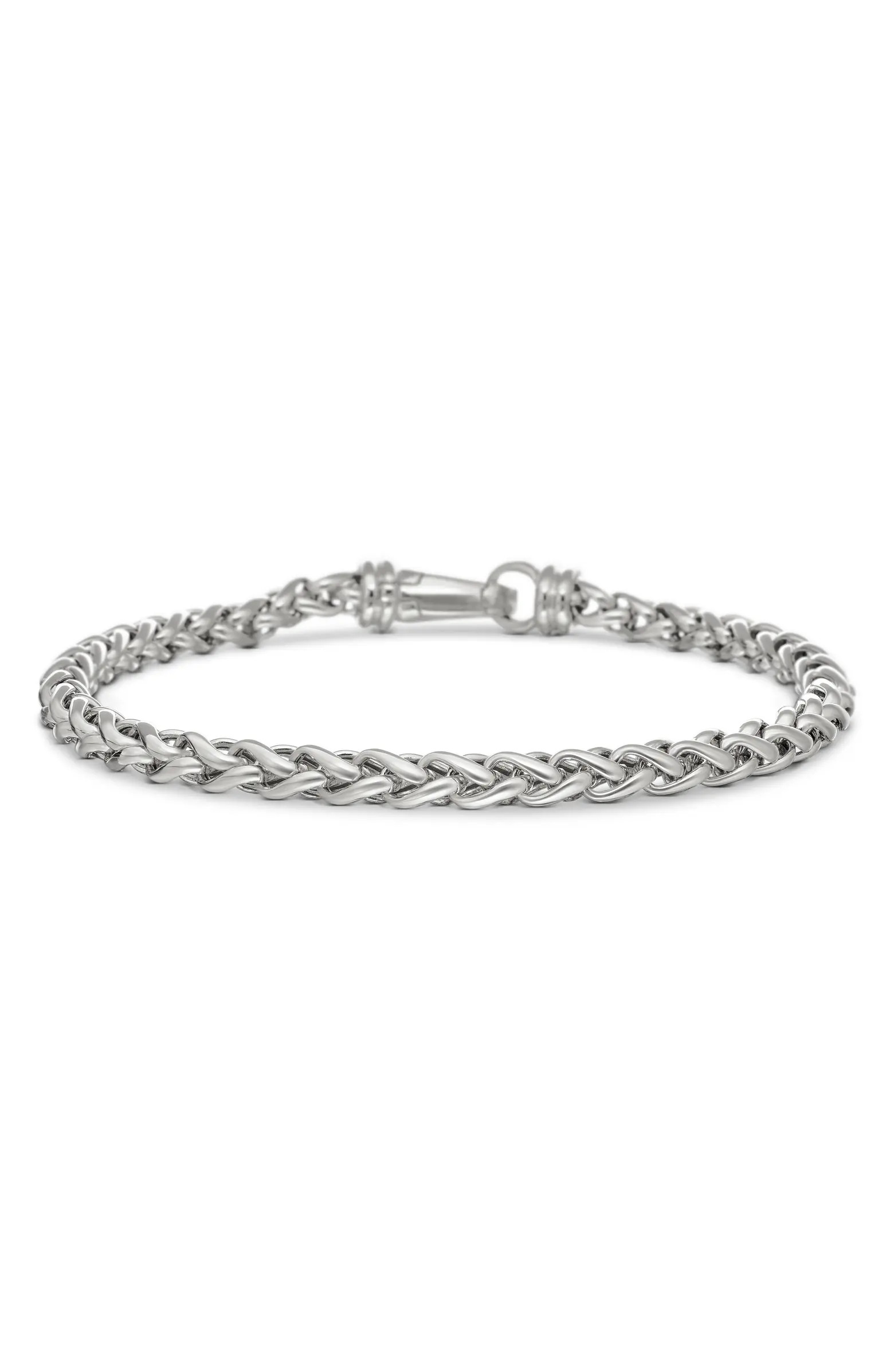 David Yurman Wheat Chain Bracelet in Sterling Silver, 4mm | Nordstrom | Nordstrom