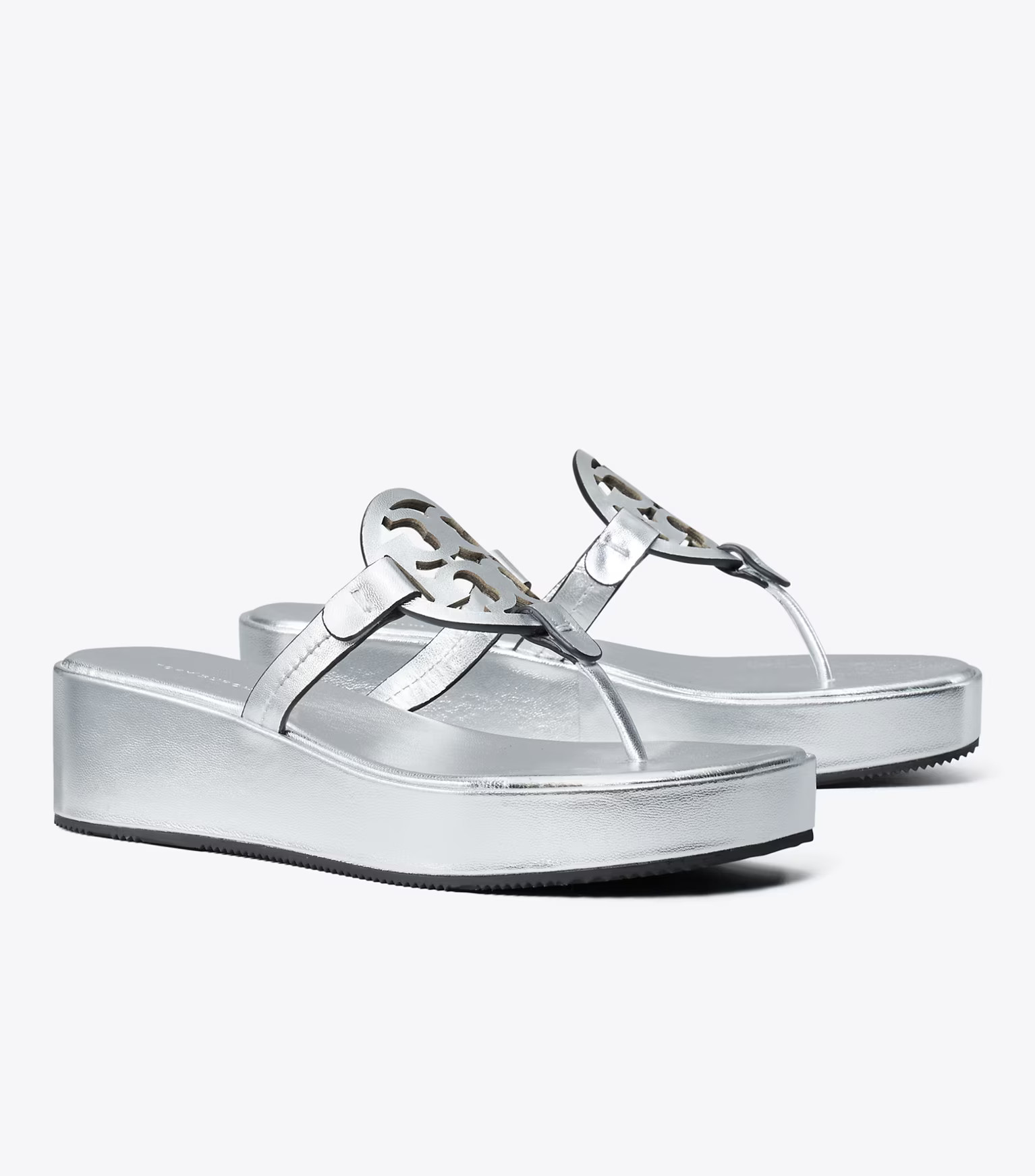 MILLER METALLIC WEDGE SANDAL | Tory Burch (US)
