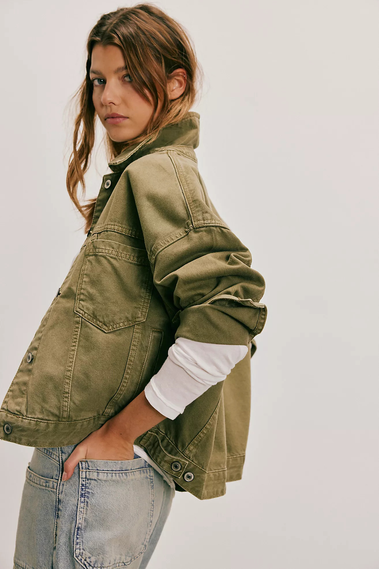 We The Free Opal Swing Denim Jacket | Free People (UK)