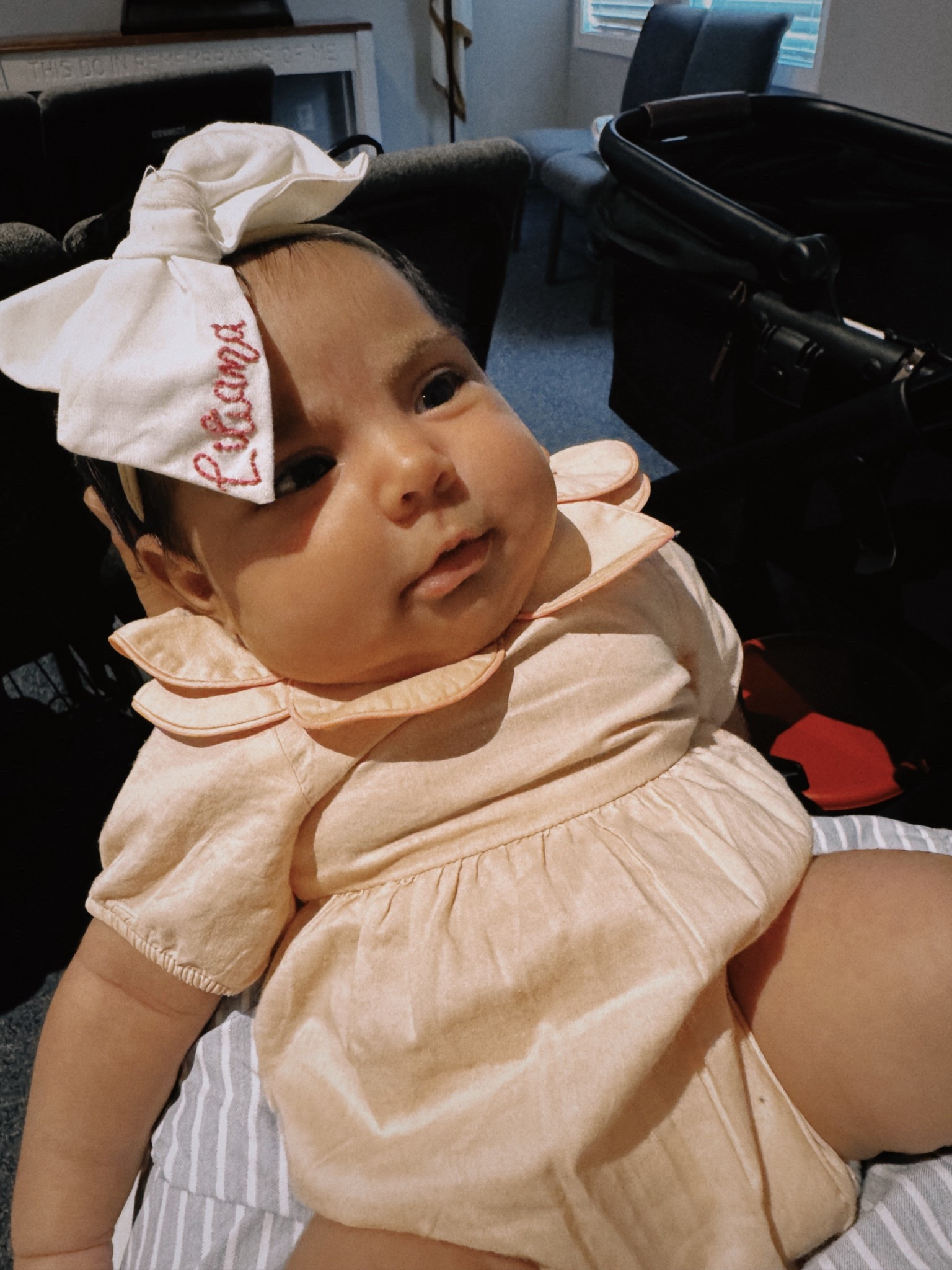My baby girl wore this outfit when she was discharged from the hospital, had to put it on one more time because she’s already growing out of it 😭🤍 

#LTKKids #LTKBaby #LTKFamily
