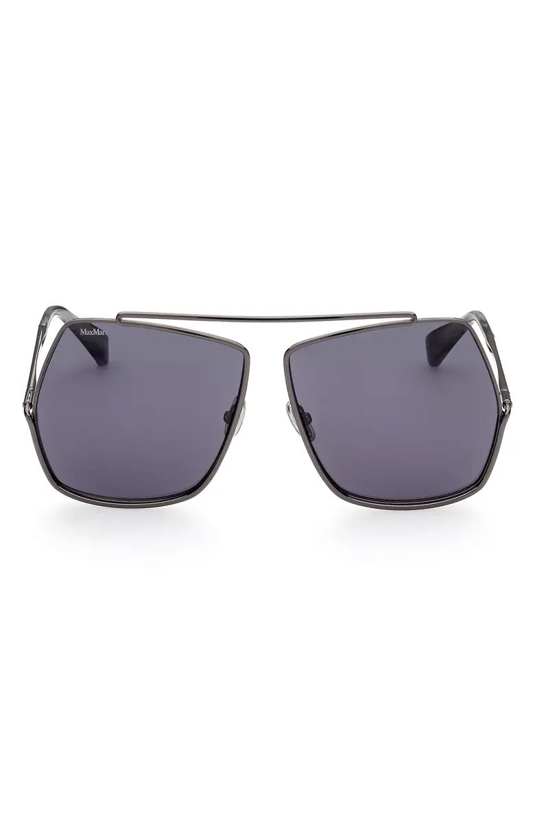 Max Mara 64mm Geometric Sunglasses | Nordstrom | Nordstrom