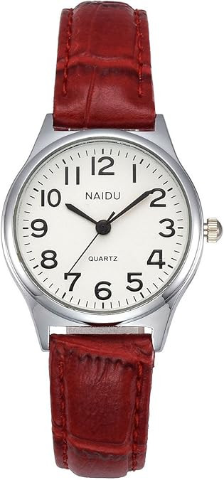 MANIFO Women’s Classical Arabic Numerals Analog Quartz Wrist Watch, 3 ATM Water Resistant | Amazon (US)