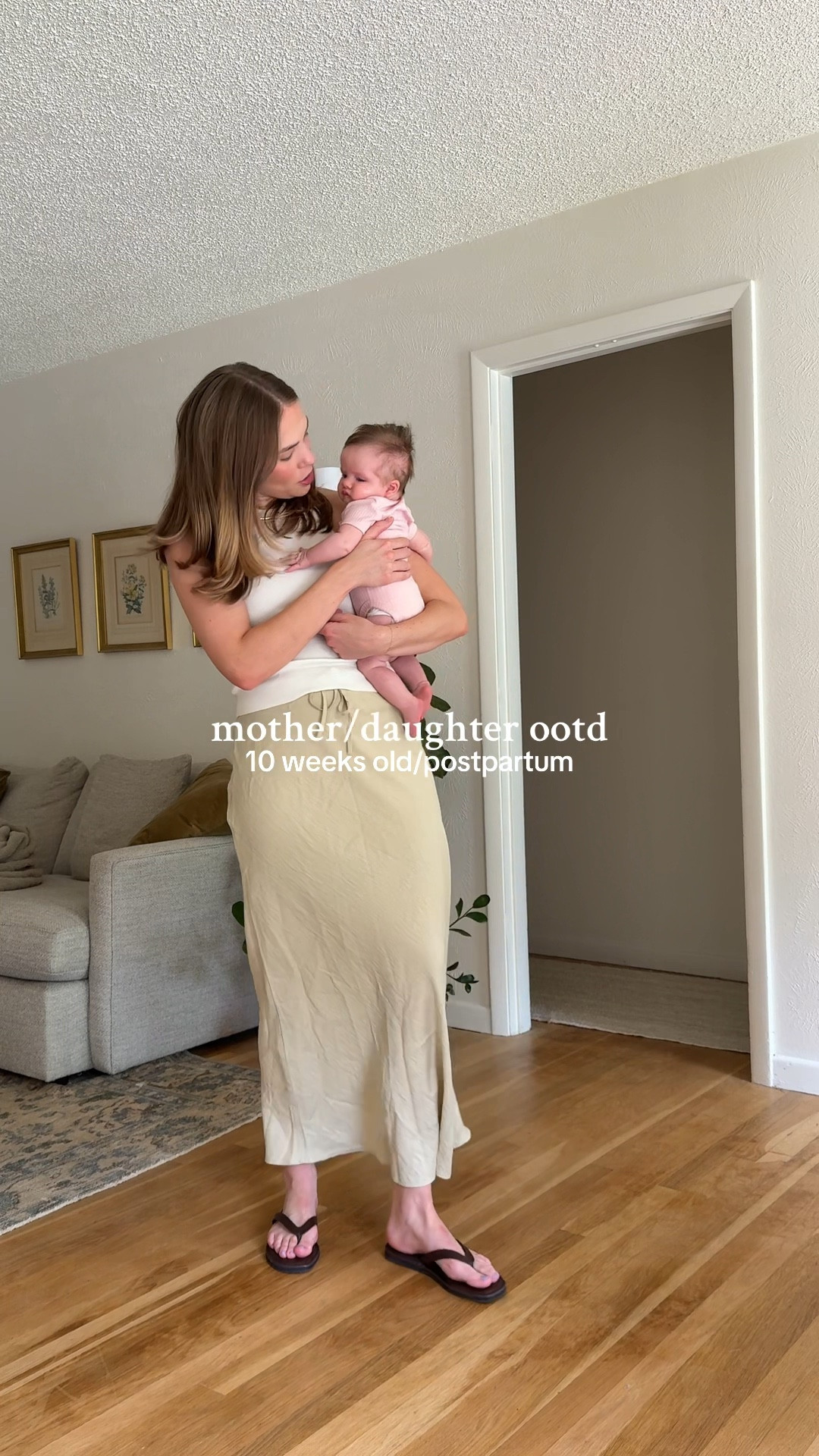 mother/daughter ootd #postpartum #drawstringwaist #sandals #momstyle #inspo #maxiskirt #tanktop #nursingfriendly

#LTKBaby #LTKFindsUnder100 #LTKSeasonal