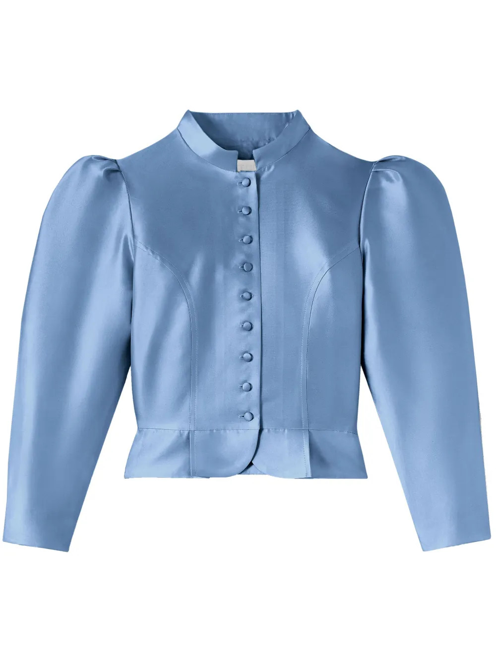 DESTREE Amoako satin-weave Jacket  | Blue | FARFETCH IL | Farfetch Global