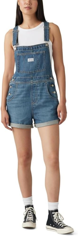 Levi's womens Vintage Shortalls | Amazon (US)