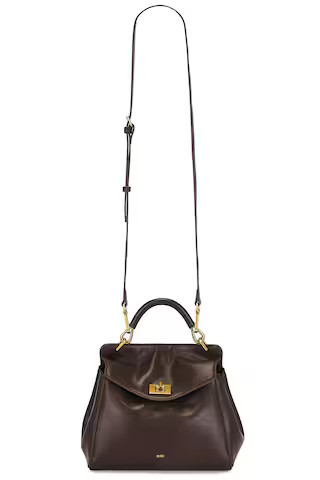 JW PEI Lucia Classic Top Handbag in Dark Brown from Revolve.com | Revolve Clothing (Global)