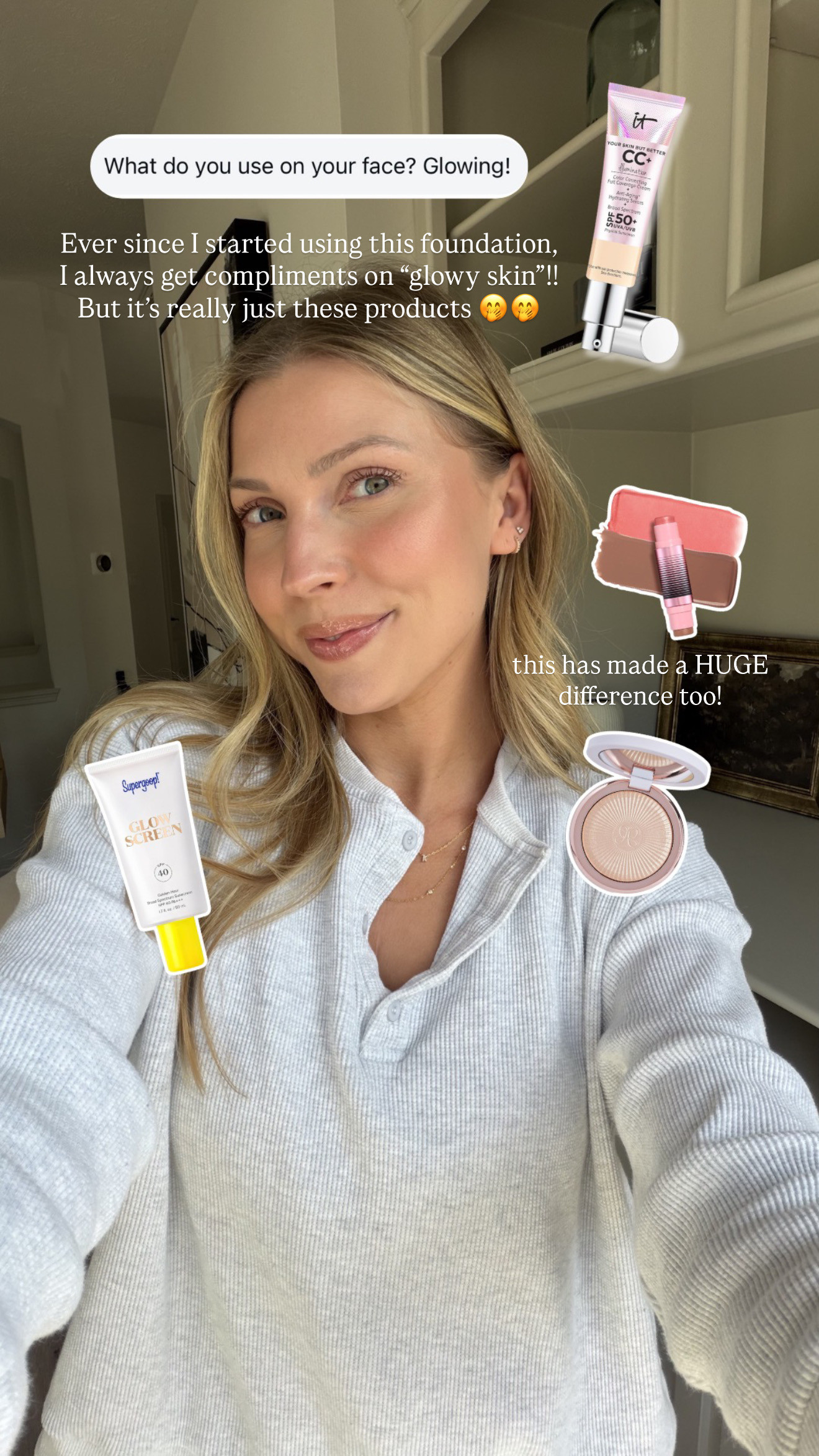 A few of my faves for glowy skin!!
 

 