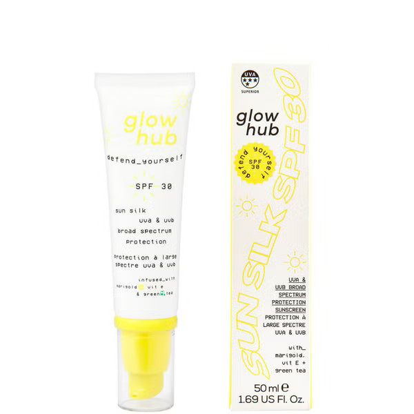 Glow Hub Sun Silk Face Cream SPF 30 15ml | Look Fantastic (ROW)