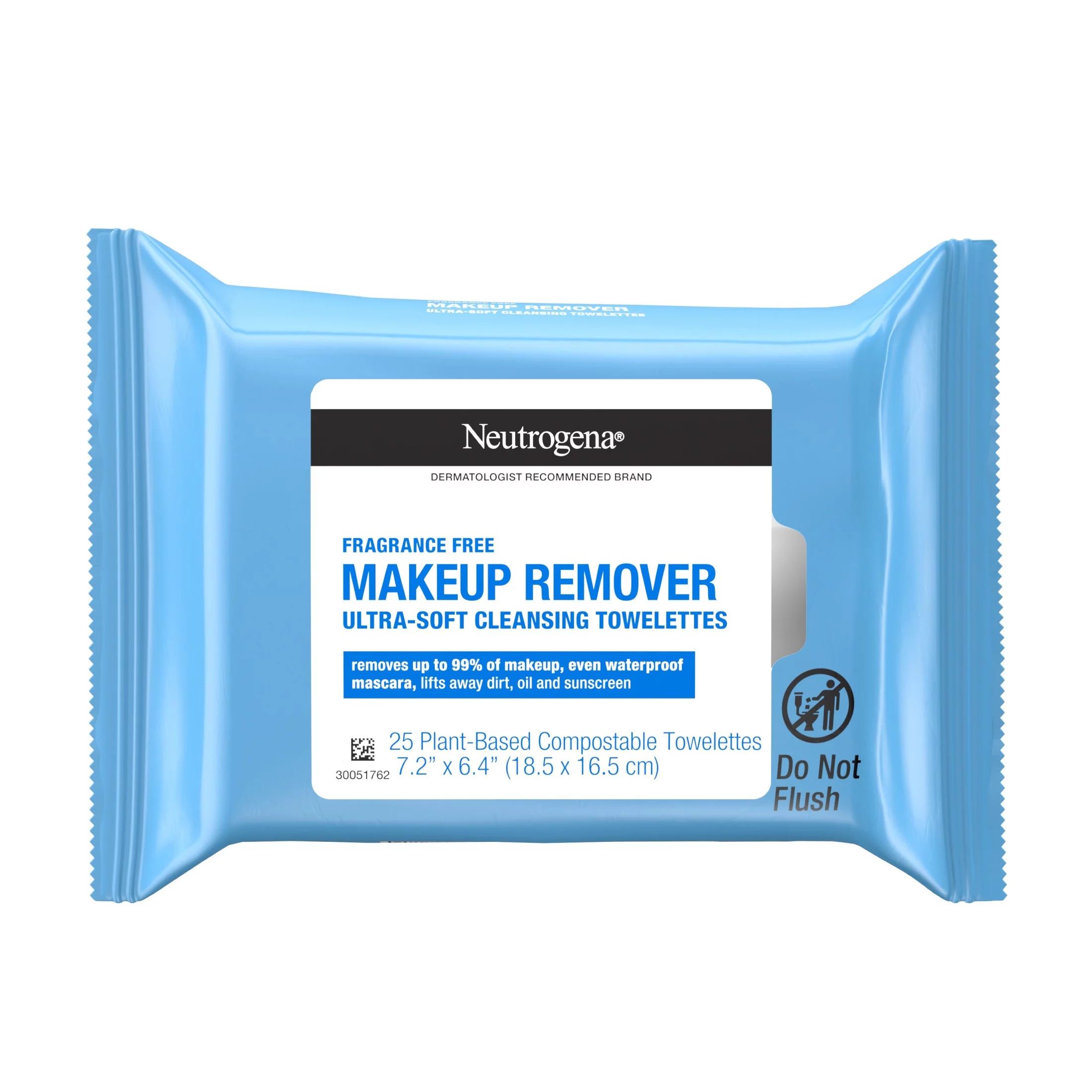 Neutrogena Makeup Remover Wipes & Face Cleansing Towelettes, Fragrance-Free, 25 Count | Walmart (US)