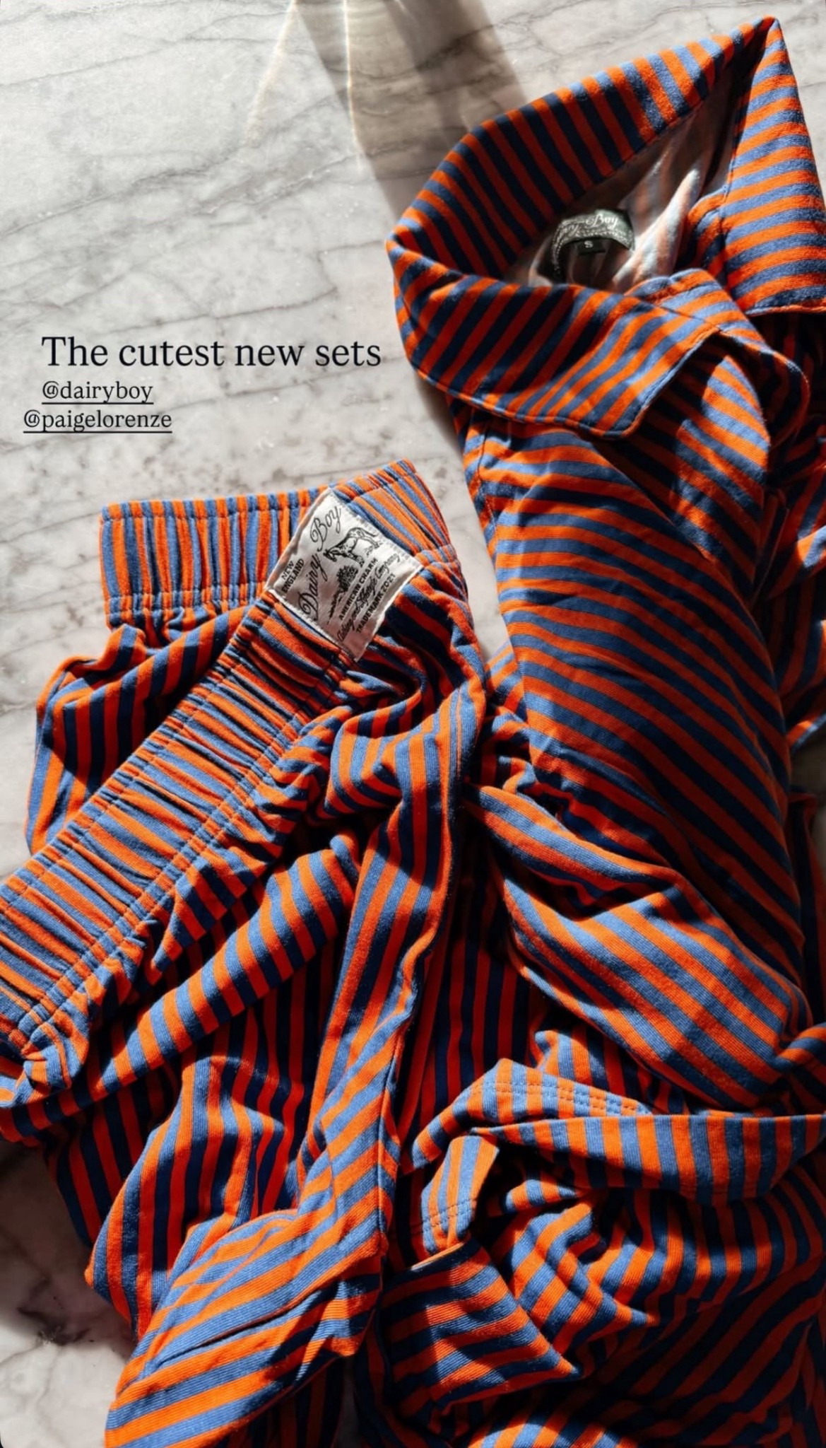 Just got in the cutest new pajama sets from Dairy Boy! I love a striped moment. 😍

#LTKStyleTip #LTKTravel #LTKHome
