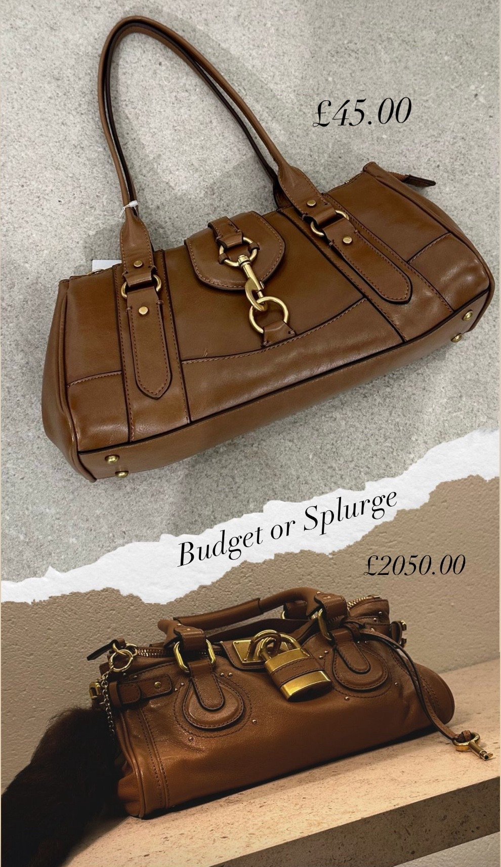 Splurge or Budget #chloe #mango #brownbag 

#LTKbag #LTKwinter #LTKuk