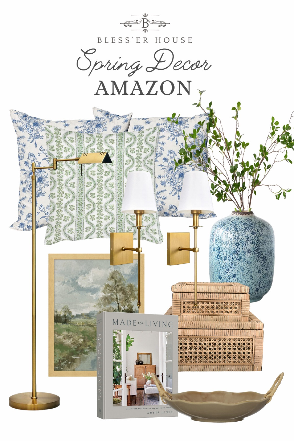 Amazon home finds!

#AmazonFines #FoundItOnAmazon #AmazonLamp #AmazonPillows #ThrowPillows #DecorativePillows #GranMillennial #BlueAndWhiteDecor #StemsForAVase #SpringBrancheandStems #WallSconce #WallLighting #CoffeeTableBook 

#LTKhome #LTKstyletip #LTKSeasonal