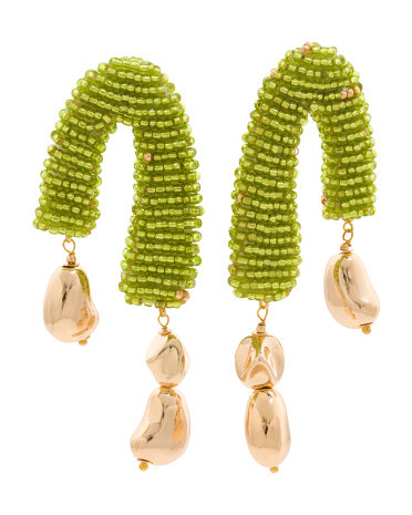 Made In Thailand Organic Drops Earrings | TJ Maxx